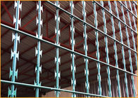 PVC Dilapisi Galvanis BTO 22 Razor Wire Mesh Pagar Metode Memutar Tunggal
