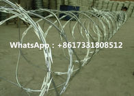 Galvanis Concertina Cross CBT 65 Razor Wire Untuk Pagar Kawat Silet Militer