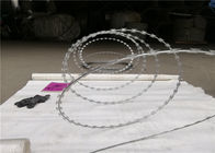 Pita Pisau Cukur Unclipped Razor Concertina Wire Coil Security Barrier