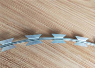 Warna Silver Coiled Razor Barbed Wire, Spiral Barbed Wire Sample Tersedia