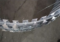 Single Atau Cross Concertina BTO CBT Galvanized Barbed Wire