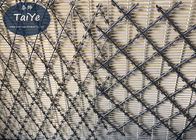 304 Stainless Steel Dilas Pisau Cukur Wire Mesh Anti Climbing Pagar Penjara