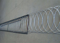 Hi Tensile Flat Wrap Razor Wire BTO 12 Coils Untuk Peternakan