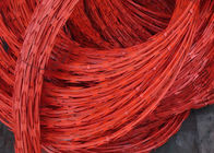 Dilapisi PVC Concertina Razor Wire CBT -65 Razor Ribbon Pagar 5-25kg Berat