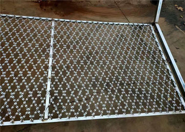 Razor Mesh Dilas Razor Wire Mesh Pagar Panel Untuk Pagar Pagar Pelindung