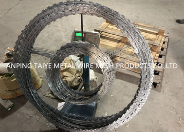 Concertina Lingkaran Ganda Stainless Steel Razor Wire Barrier BTO30 BTO22 BTO11