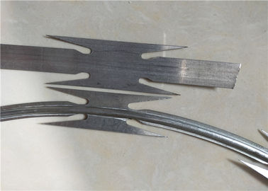 Ganda Kawat Berduri Concertina CBT-65 Clipping Razor Coils Spiral Coils